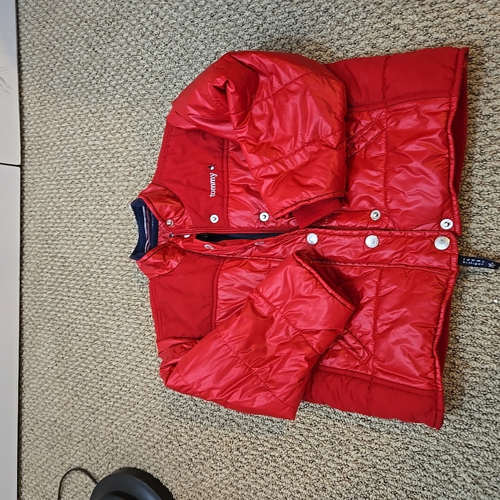 Tommy Hilfiger Kids Red Puffer Jacket